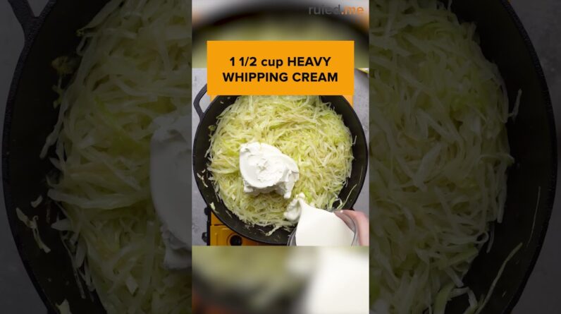 Creamy Keto Cabbage Casserole 🥬🧀 #keto #recipe