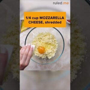 Crispy Keto Cauliflower Pizza Crust 🍕🥦 #keto #recipe