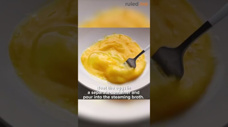 5-Minute Egg Drop Soup 🥣 #keto #recipe
